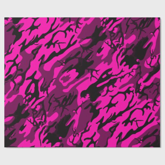 Alien Pink Camo Cadeaupapier (Vlak)