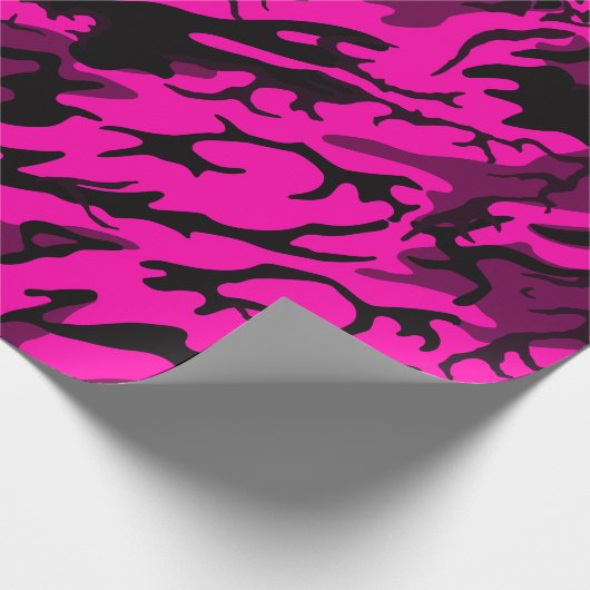 Alien Pink Camo Cadeaupapier (Hoek)