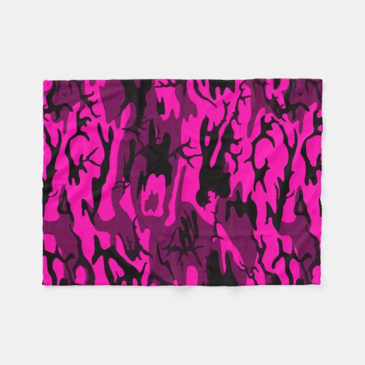 Alien Pink Camo deken (Voorkant (Horizontaal))
