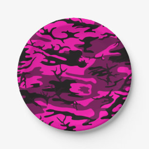 Alien Pink Camo Papieren Bordje