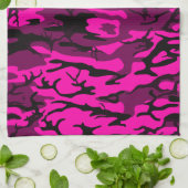 Alien Pink Camo Theedoek (Gevouwen)