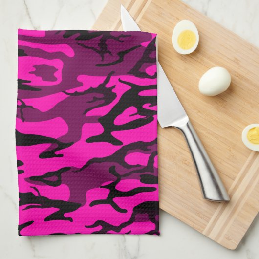 Alien Pink Camo Theedoek (Quarter Fold)