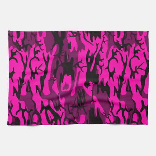 Alien Pink Camo Theedoek (Horizontaal)