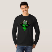 Alien Pirate Hat  Halloween Costume T-shirt (Voorkant volledig)
