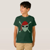 Alien Pirate Jolly Roger T-shirt (Voorkant volledig)