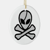 Alien Pirate Keramisch Ornament (Rechts)