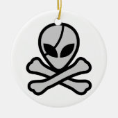 Alien Pirate Keramisch Ornament (Voorkant)