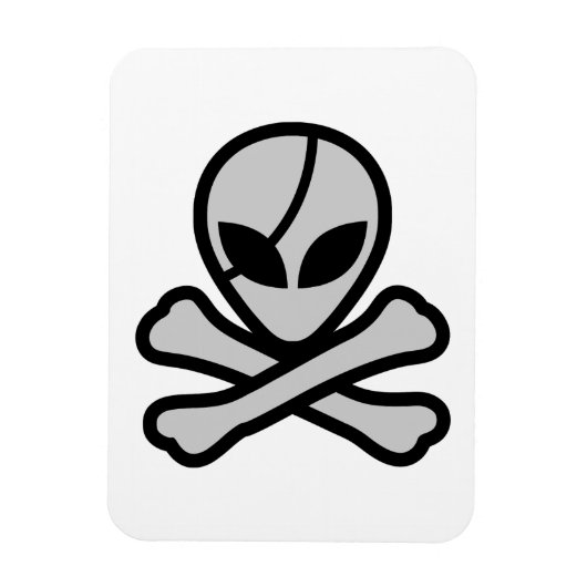 Alien Pirate Magneet (Verticaal)