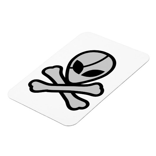 Alien Pirate Magneet (Linkerzijde)