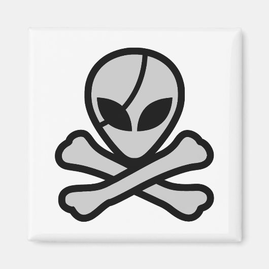 Alien Pirate Magneet (Voorkant)