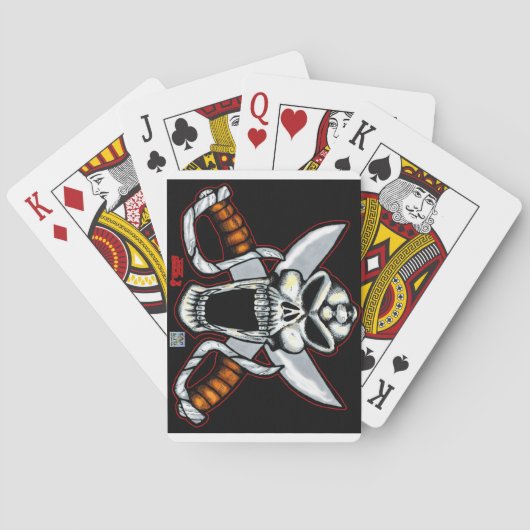 Alien Pirate Pokerkaarten (Achterkant)
