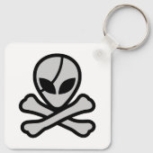 Alien Pirate Sleutelhanger (Achterkant)