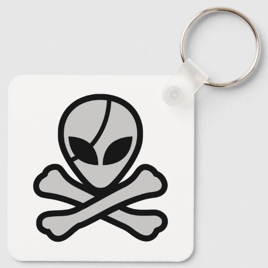 Alien Pirate Sleutelhanger (Achterkant)
