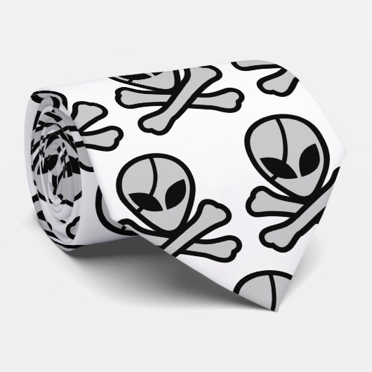 Alien Pirate Stropdas (Opgerold)