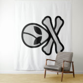 Alien Pirate Wandkleed (In situ)