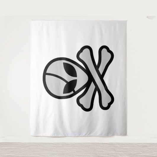 Alien Pirate Wandkleed (Voorkant)