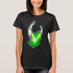 Alien Pixel Geek Nerd Retro Graphic T-shirt