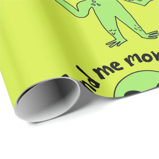 Alien pizza cadeaupapier (Rol Hoek)