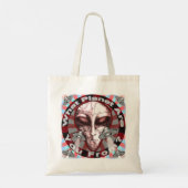 Alien Planeet tote bag (Achterkant)