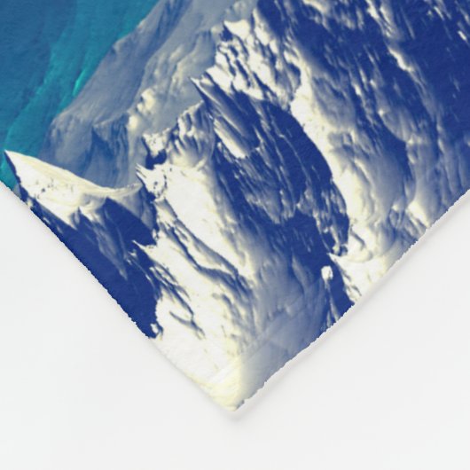 Alien Planet - 3D ed Computer Artwork. Rocks en s Fleece Deken (Hoek)