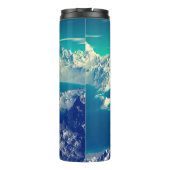 Alien Planet - 3D ed Computer Artwork. Rocks en s Thermosbeker (Achterkant)