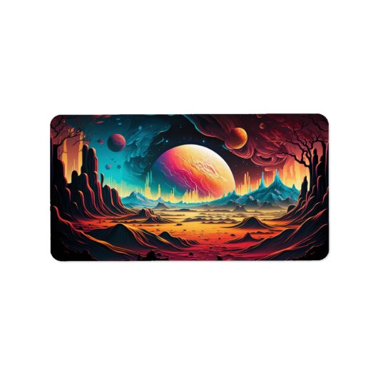 Alien Planet Adventure Etiket (Voorkant)