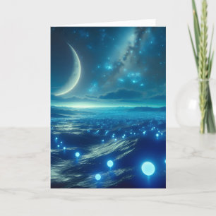 Alien Planet en Alien LifeForms in het blauw Kaart