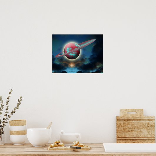 Alien Planet Poster (Keuken)