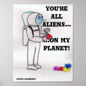 Alien Planet Poster (Voorkant)