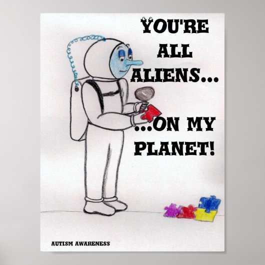 Alien Planet Poster (Voorkant)