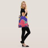 Alien Planet Retro Sci-Fi Tote Bag (Op model)