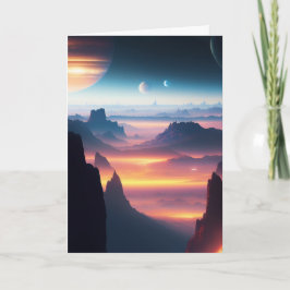 Alien Planet Science Fiction Kaart