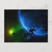 Alien Planets Briefkaart (Voorkant)