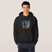 Alien Playing Basketball  Aliens Basketball Hoodie (Voorkant volledig)