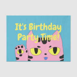 Alien Pocket Cat Tissuepapier