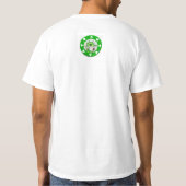 Alien Poker Chip Mannen T-Shirt (Achterkant)