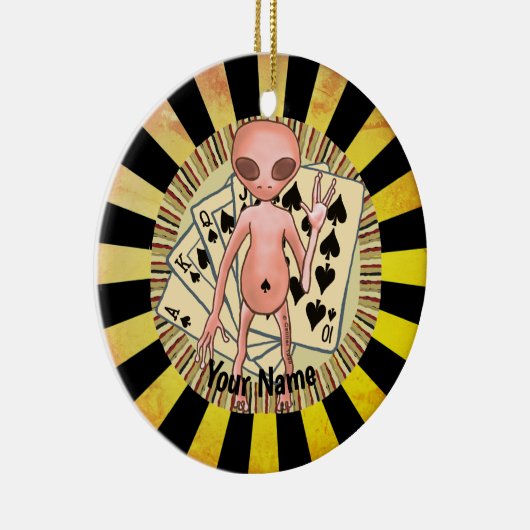 Alien Poker ornament (Rechts)