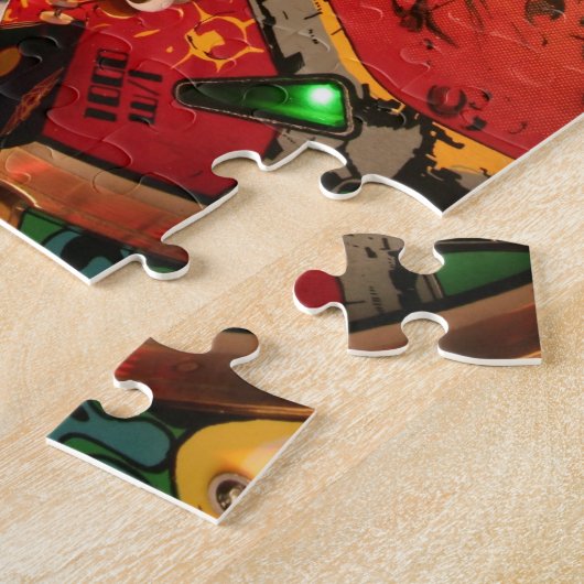 Alien Poker Pinball Puzzle Legpuzzel (Zijkant)