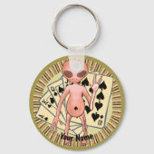 Alien Poker sleutelhanger (Voorkant)
