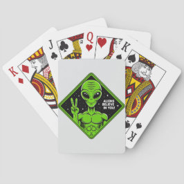 Alien. Pokerkaarten
