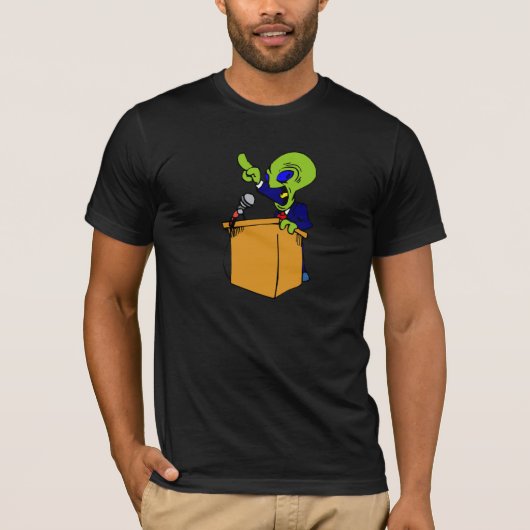 Alien Politicius T-shirt (Voorkant)