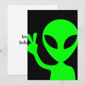 Alien Portrait Kaart (Voorkant / Achterkant)