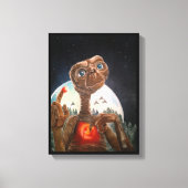 Alien Portrait Painting beroemd gemaakt door Alfre Canvas Afdruk (Voorkant)