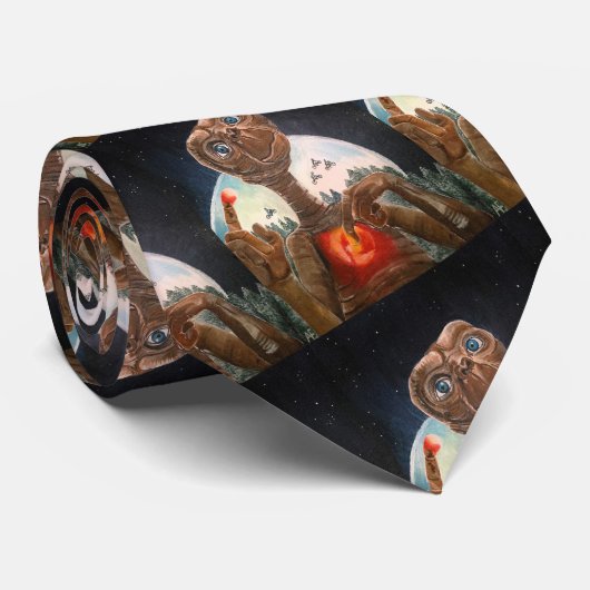 Alien Portrait Painting beroemd gemaakt door Alfre Stropdas (Opgerold)