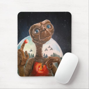 Alien Portret Schilderij door Alfred Fox Muismat