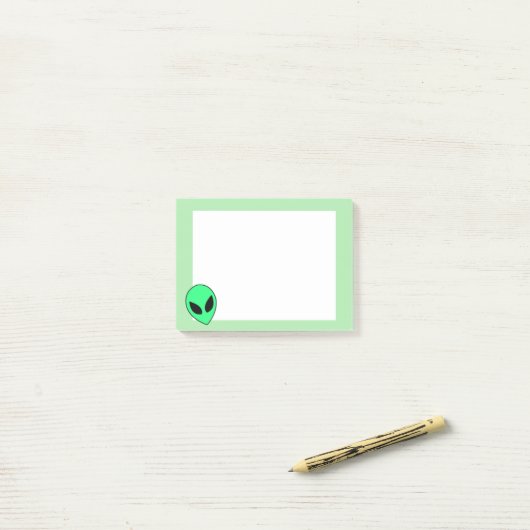 Alien Post-it® Notes (Op bureau)