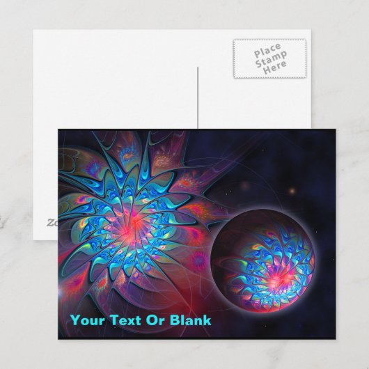 Alien Probe Briefkaart (Voorkant / Achterkant)