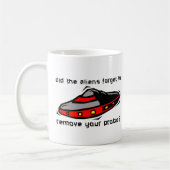 Alien Probe Funny Mug Insult Humor Koffiemok (Links)