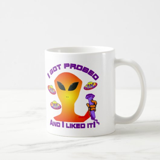Alien Probe Koffiemok (Rechts)
