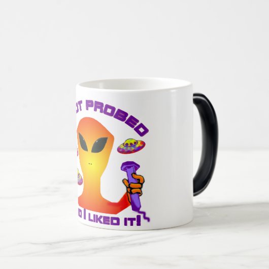 Alien Probe Magische Mok (Voorkant rechts)